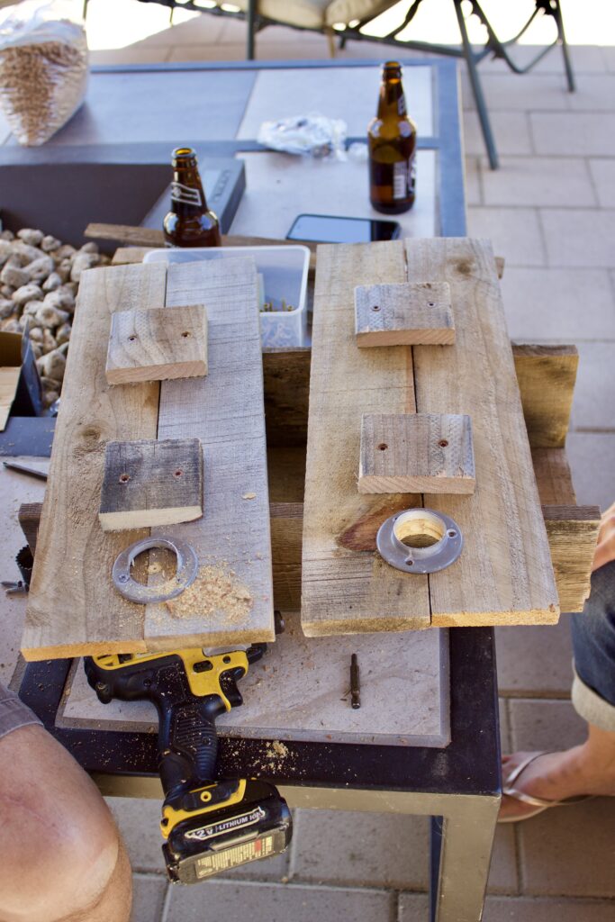 making a Pallet Wood Tool Caddy