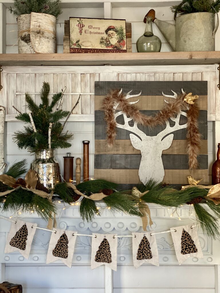 Christmas She shed Decor