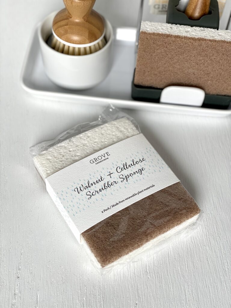 Best things from Grove Collaborative Walnut Scrubber sponges