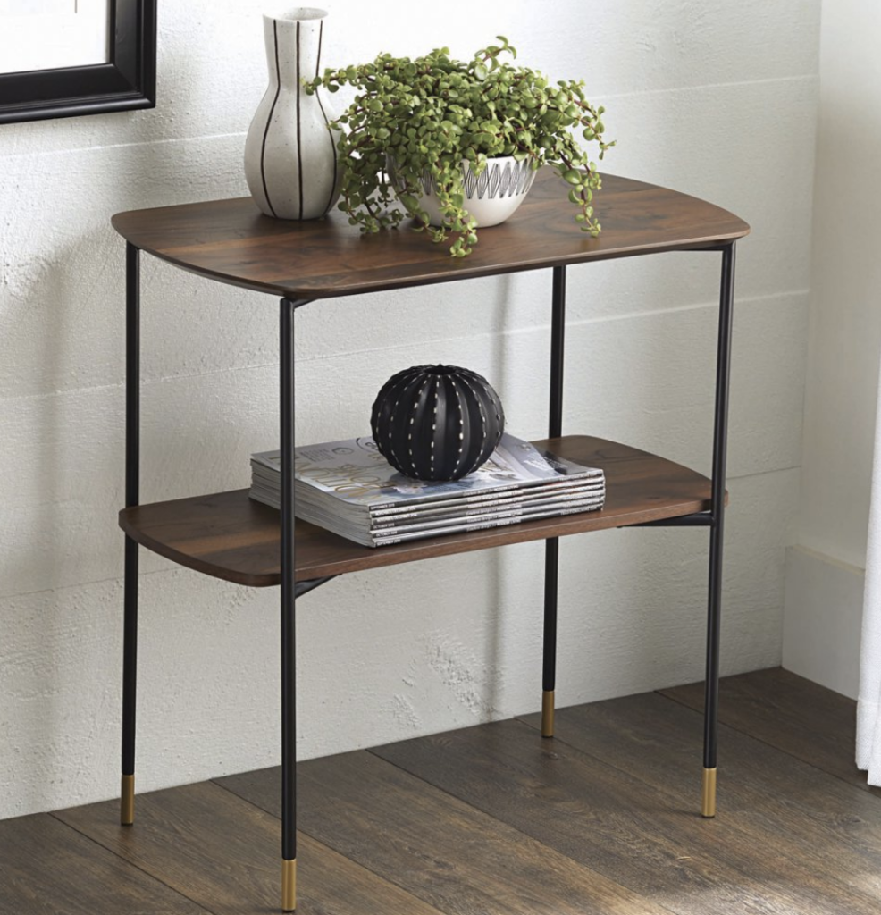 wood end table for small spaces