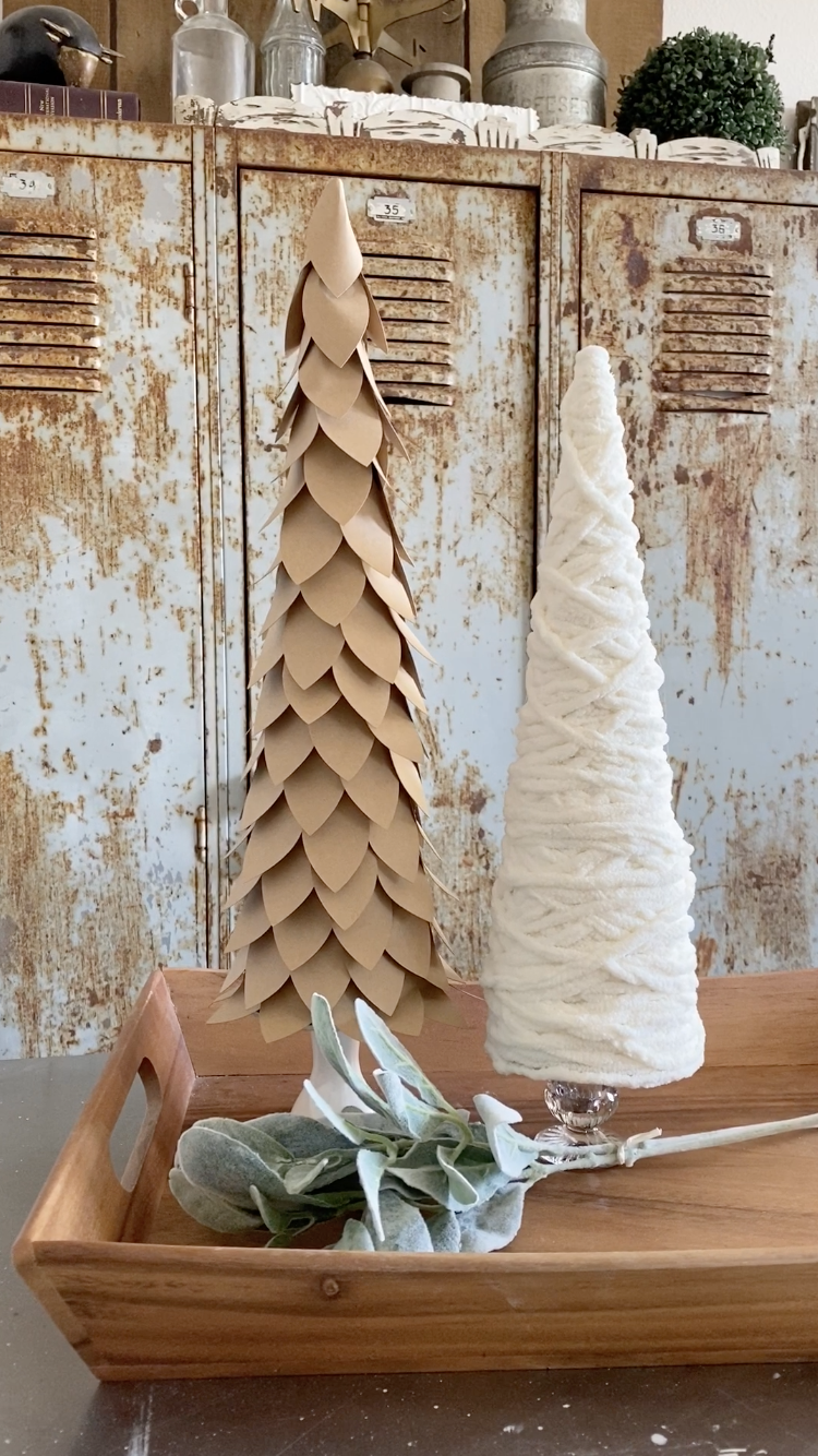 DIY Cone Christmas Tree Tutorial Hootshack