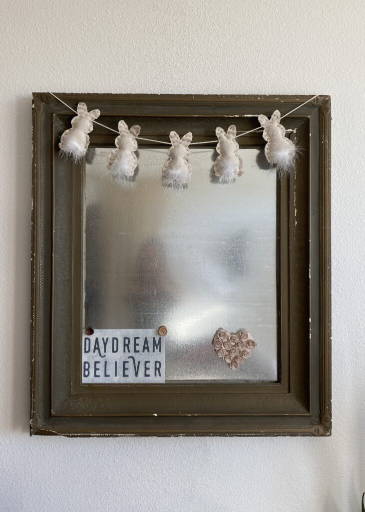 Drop Cloth Bunny Garland DIY