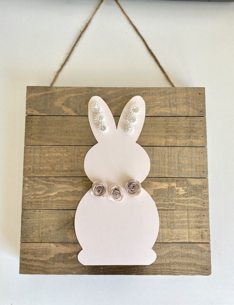 Cricut Paper Flower Bunny DIY, cricut easter bunny