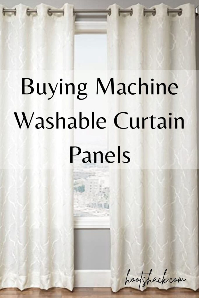 white machine washable curtain panels
