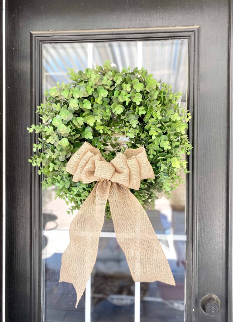 How To Make A Burlap Bow