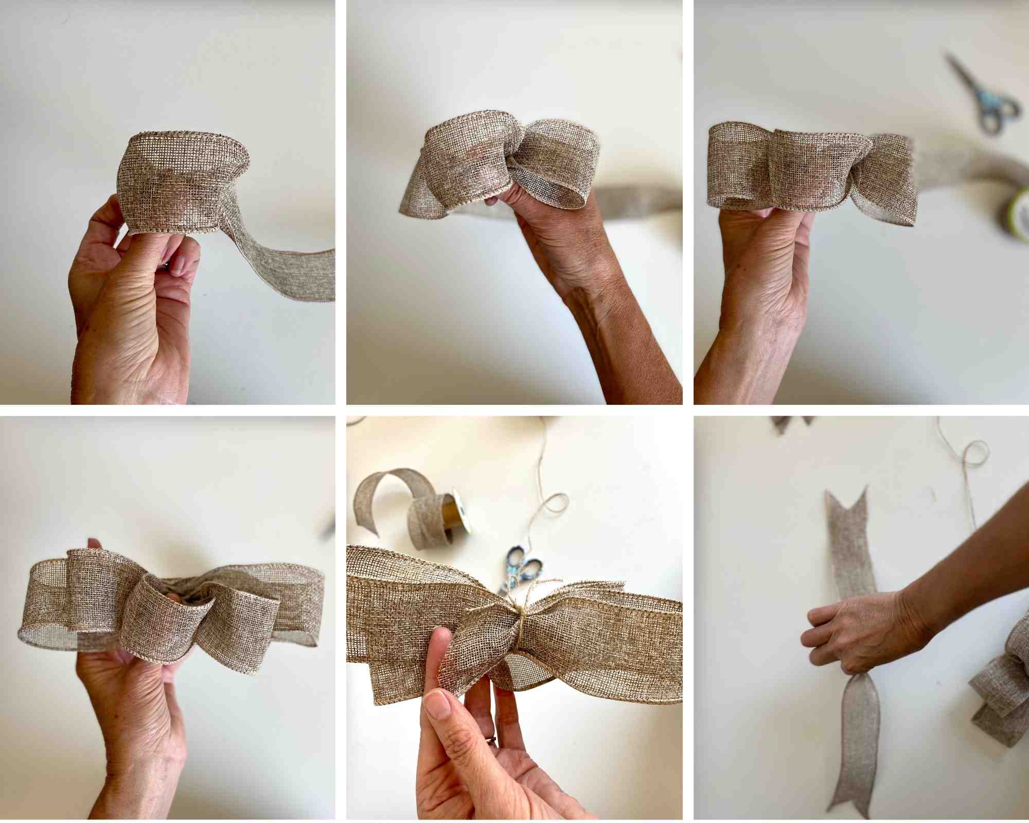 How To Make A Burlap Bow For A Wreath Or Home Decor 3 Easy Tutorials