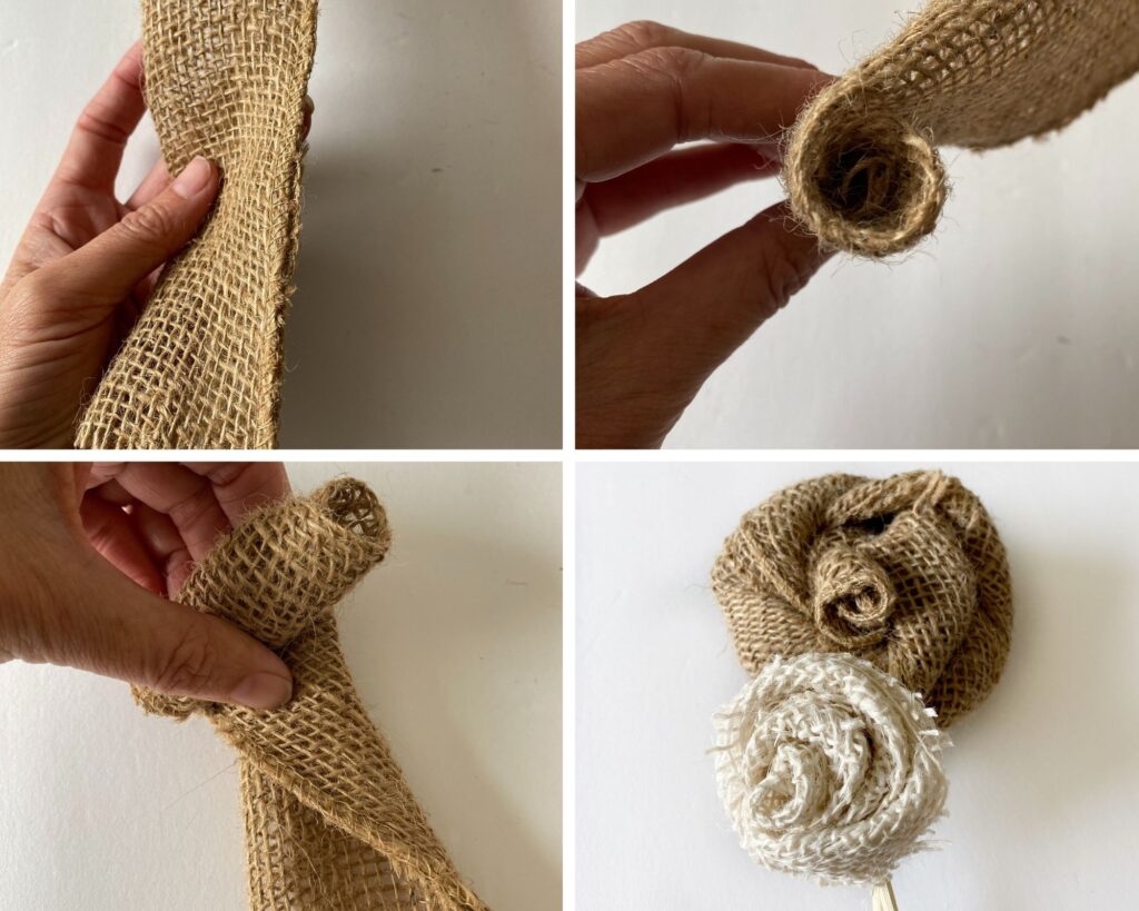 DIY: Burlap Flowers