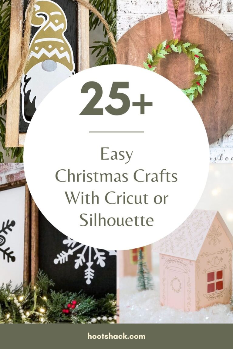 Easy Christmas Cricut or Silhouette Crafts - Hootshack