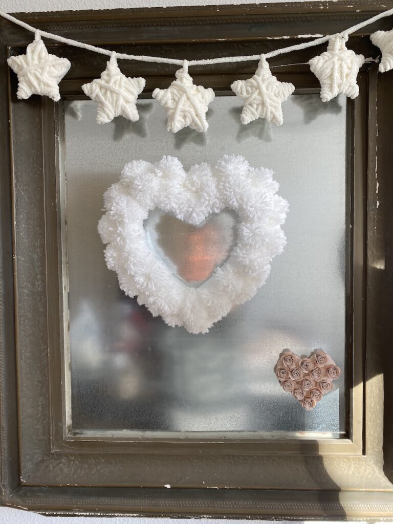 Valentine's Day Pom Pom Wreath DIY