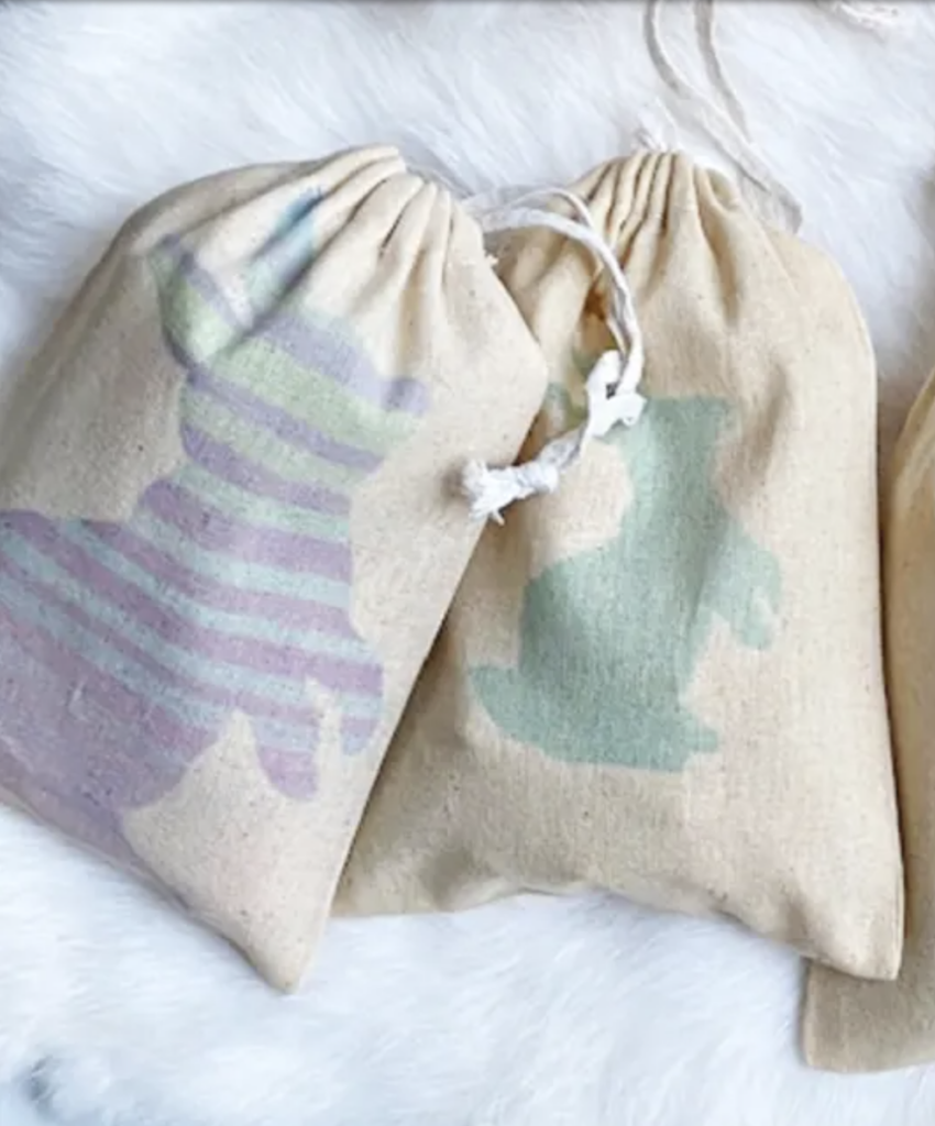 Easter Cricut Ideas Candy Canvas Treat Bags