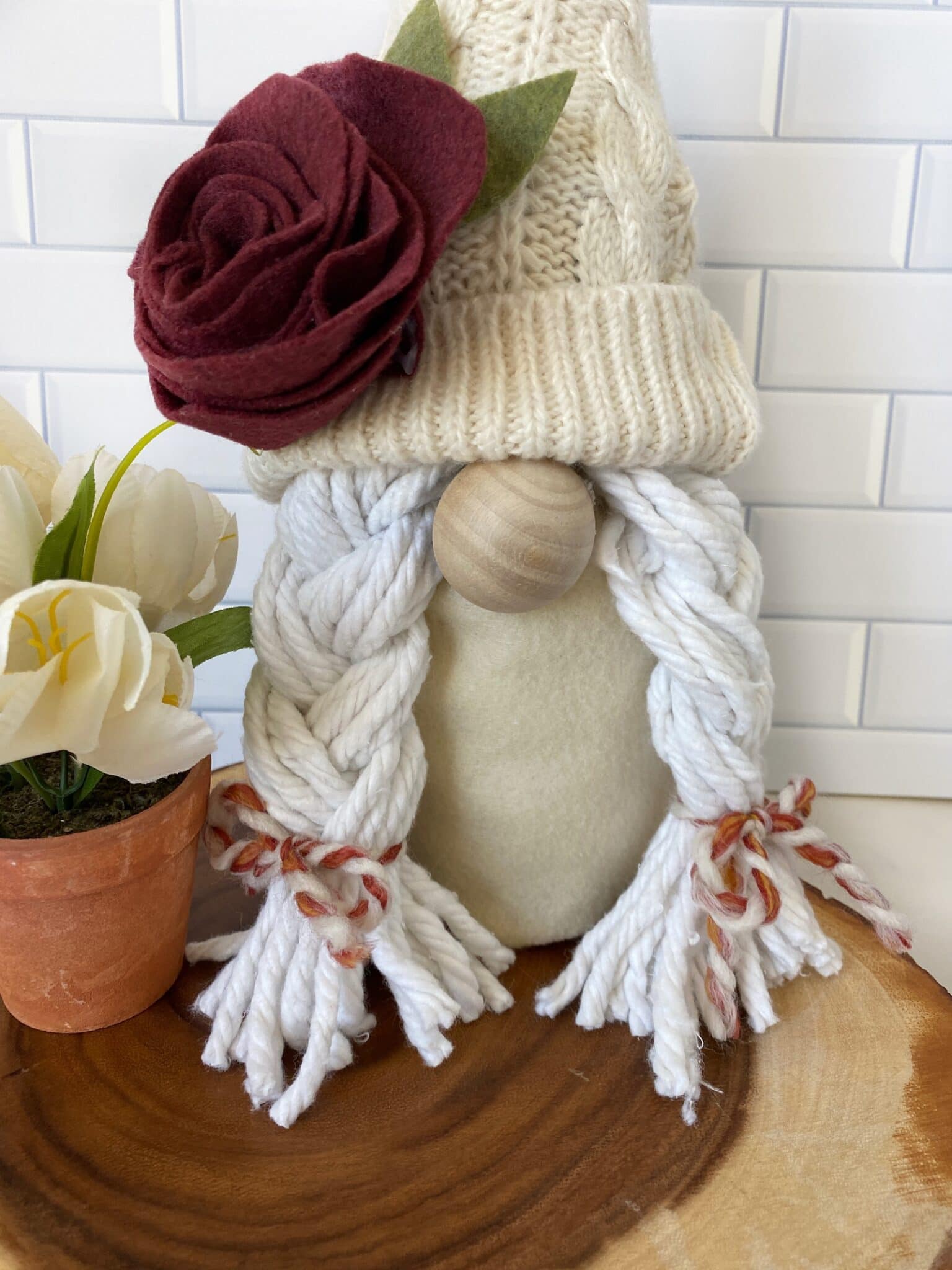 DIY Mop Head Gnomes (Easy Tutorial)