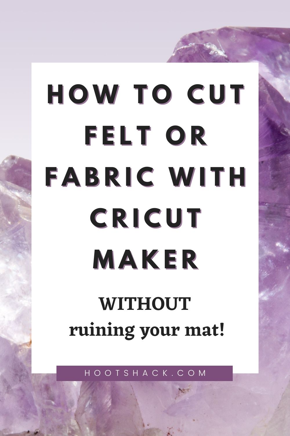 How To Cut Felt With Cricut Maker (And Save Your Mat!)