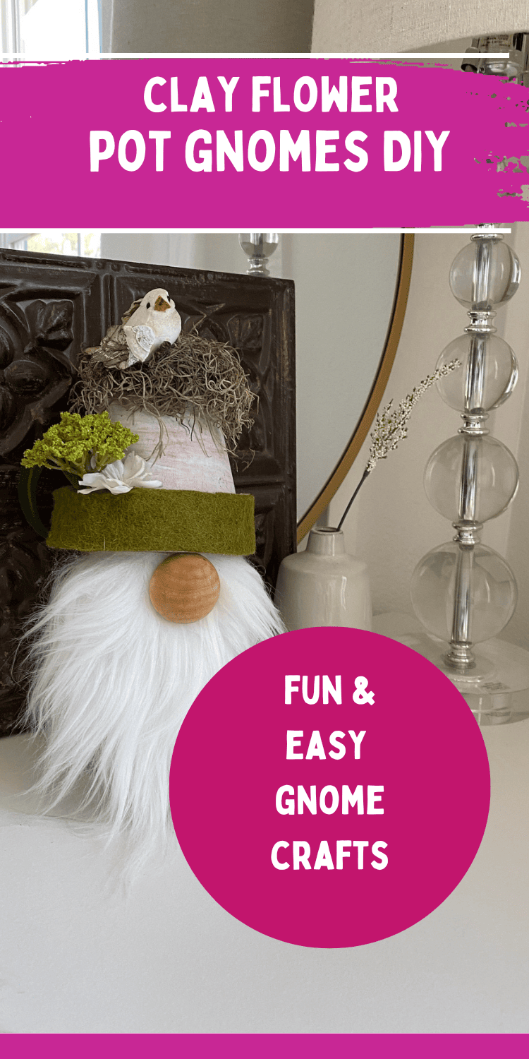 DIY Flower Pot Gnomes (Easy Tutorials)