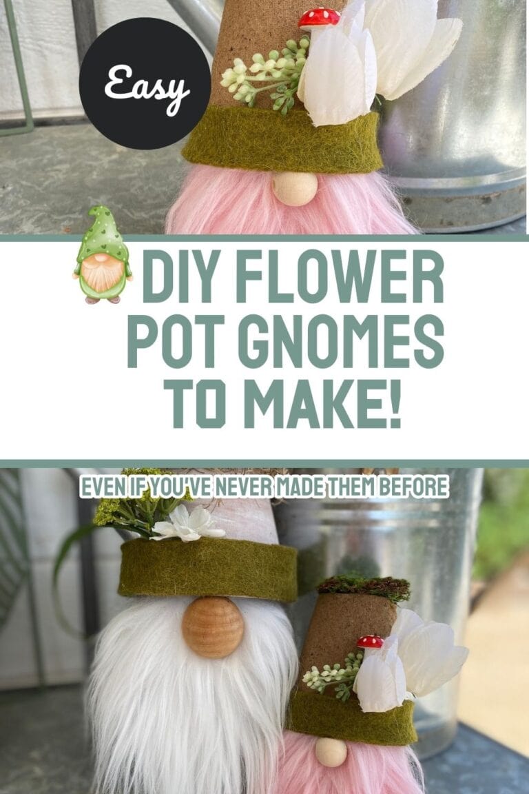 DIY Flower Pot Gnomes (Easy Tutorials)