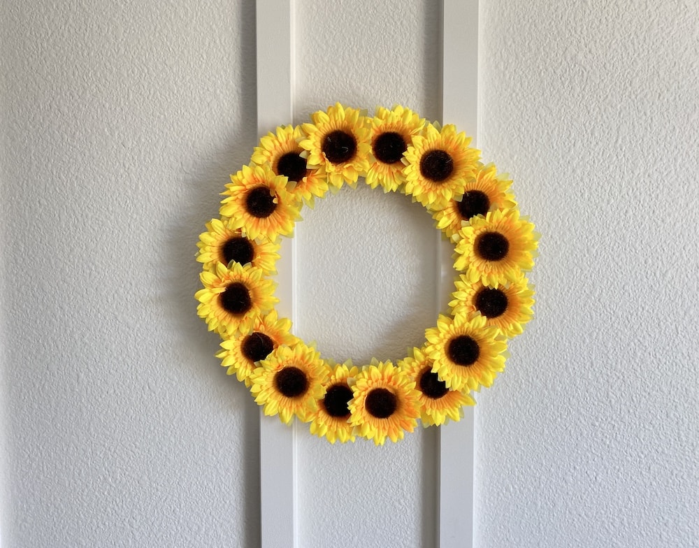 How To Make A Sunflower Wreath