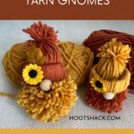DIY yarn gnomes