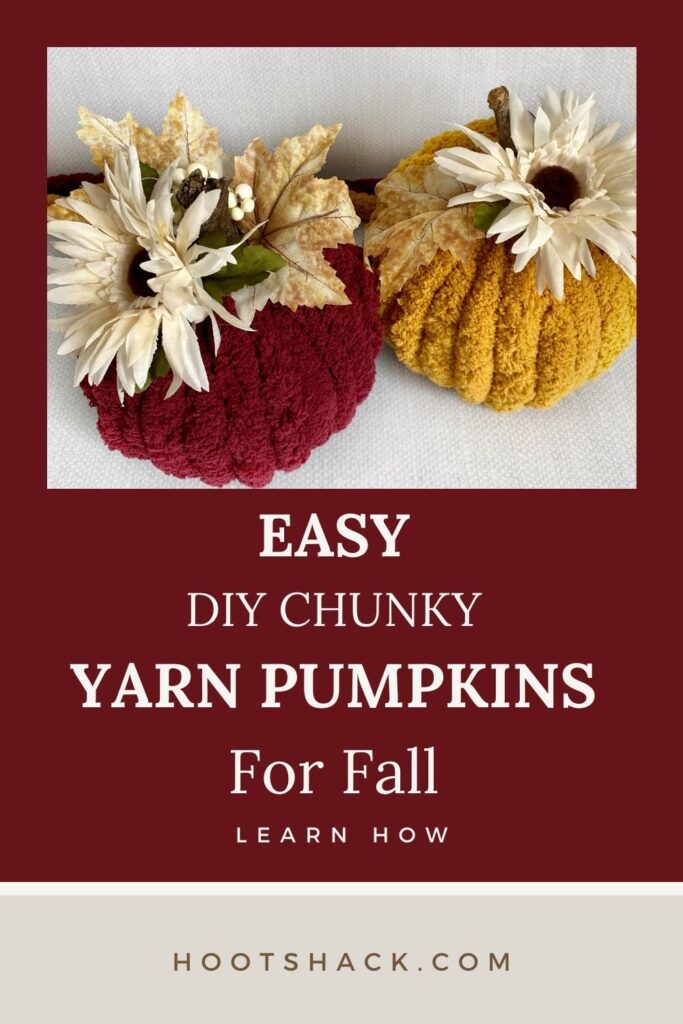 DIY FALL YARN PUMPKINS