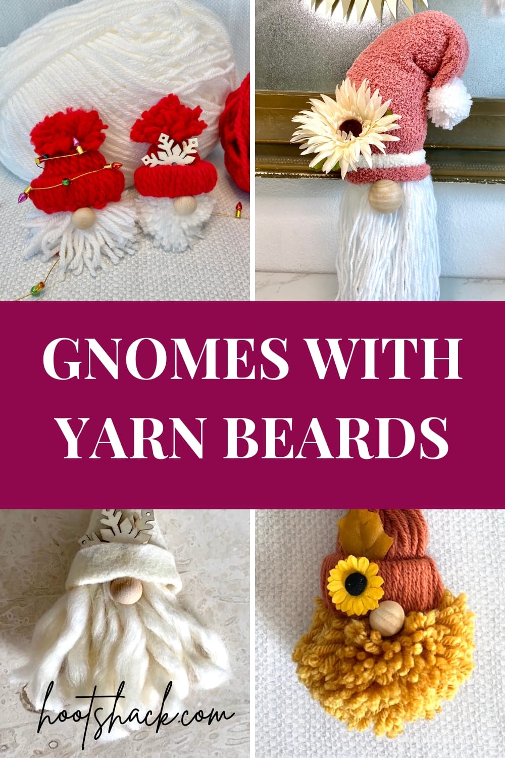 How To Make A Gnome Beard Out of Yarn Hootshack