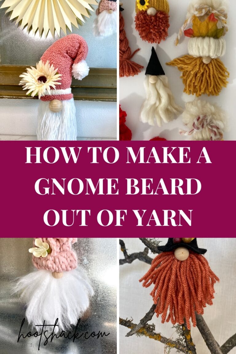How To Make A Gnome Beard Out of Yarn Hootshack