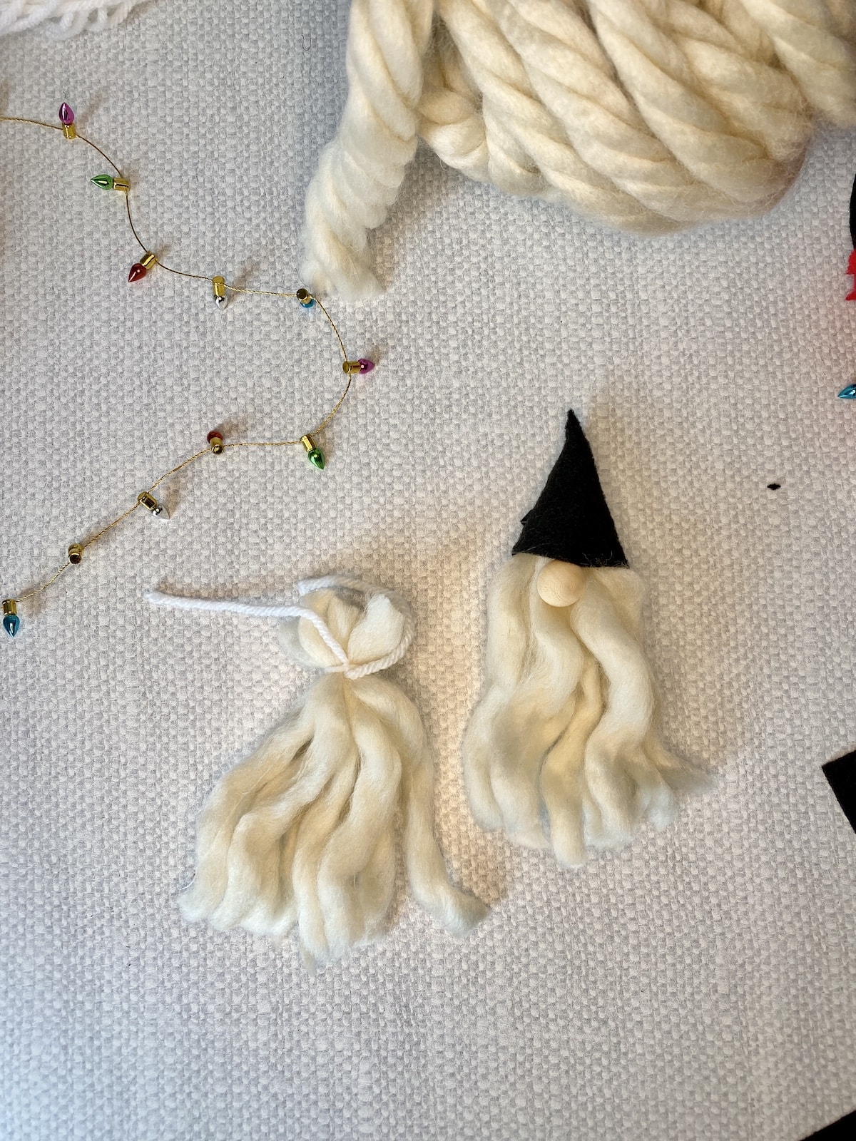 How To Make A Gnome Beard Out of Yarn Hootshack