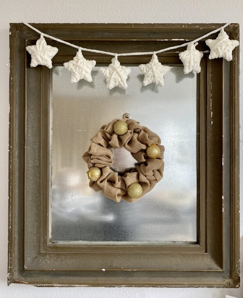 DIY Burlap Christmas Wreath