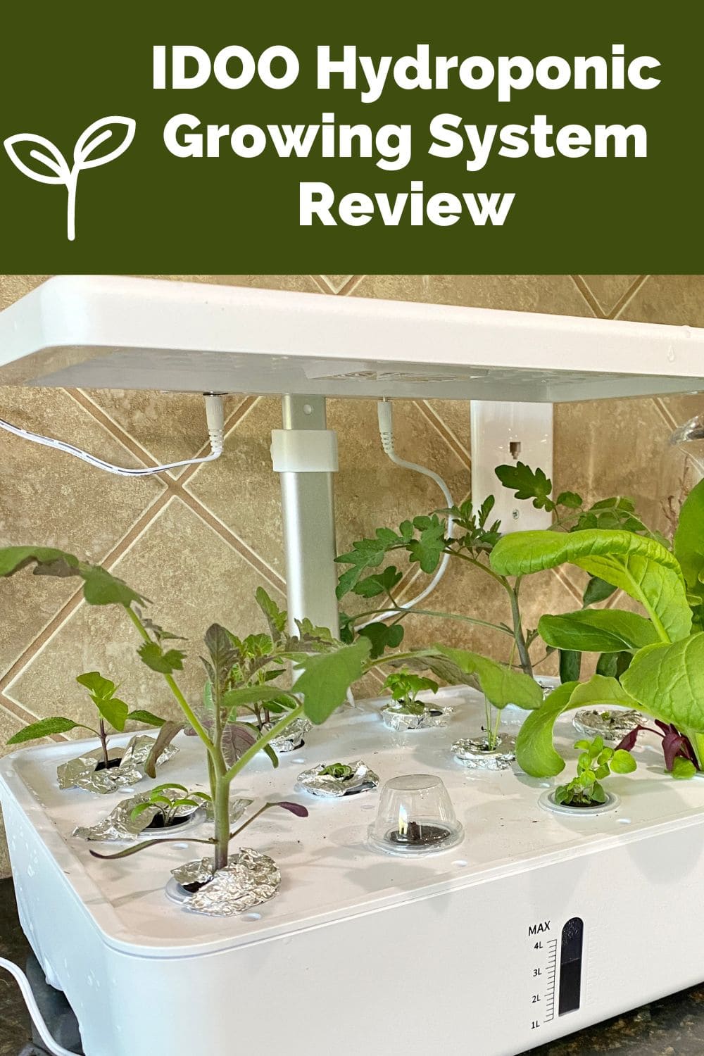 iDOO Hydroponics Growing System Review {Customer HowTo & Tips}