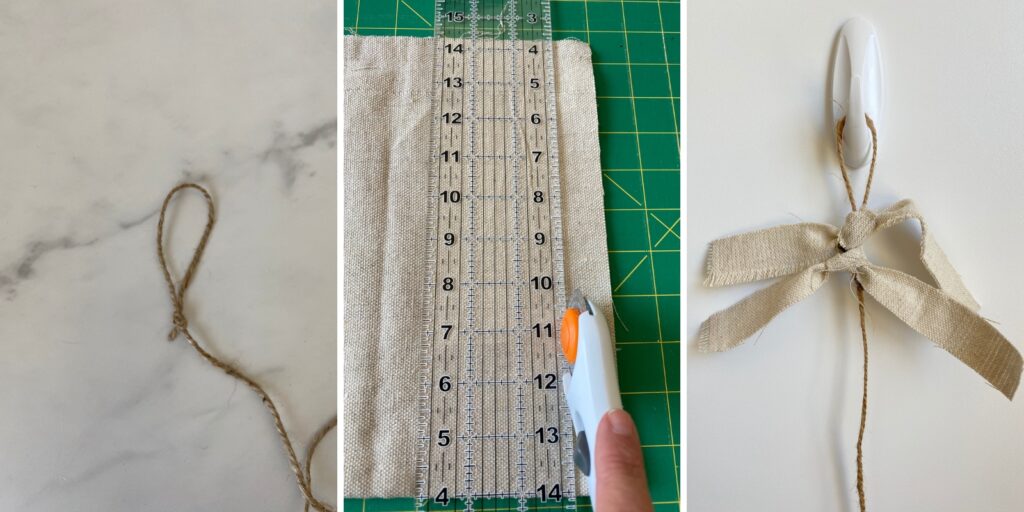How to make a DIY rag garland step by step