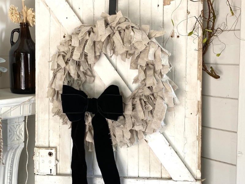 How To Make A Rag Wreath | Easy Tutorial
