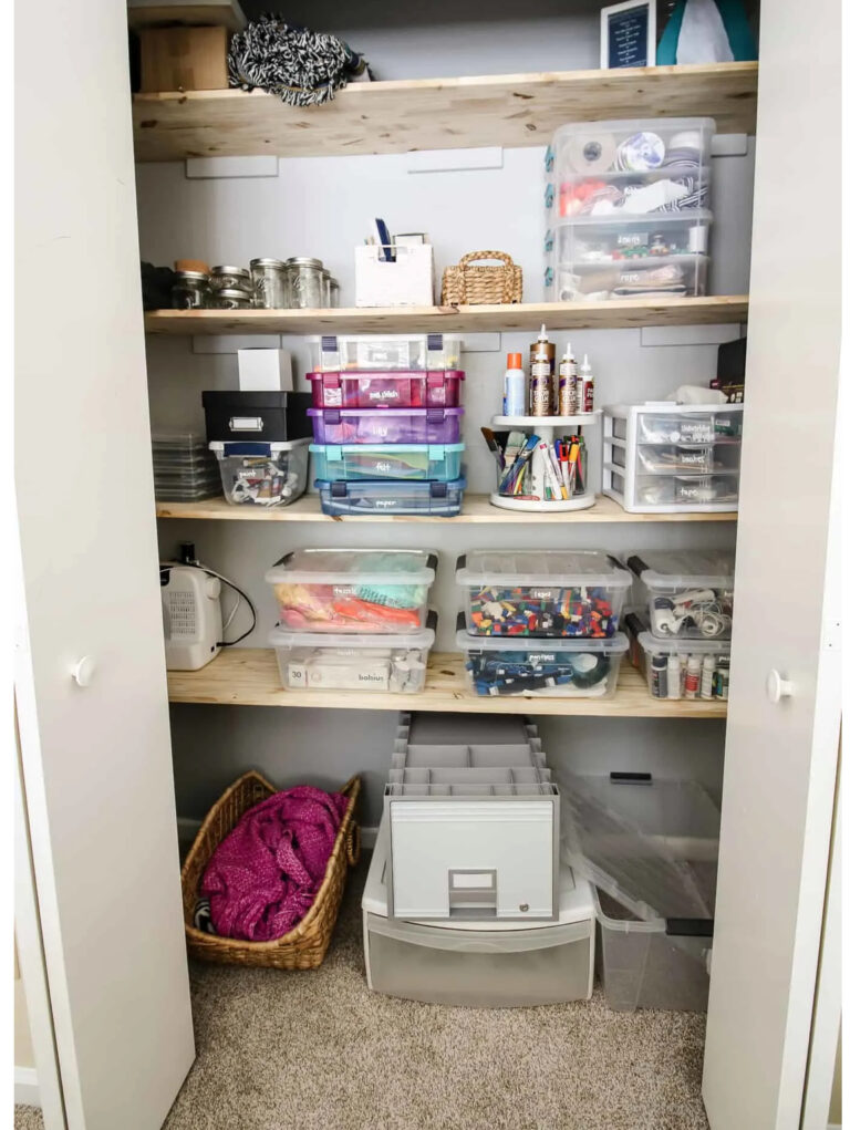DIY Craft Room and Closet Ideas - Hootshack