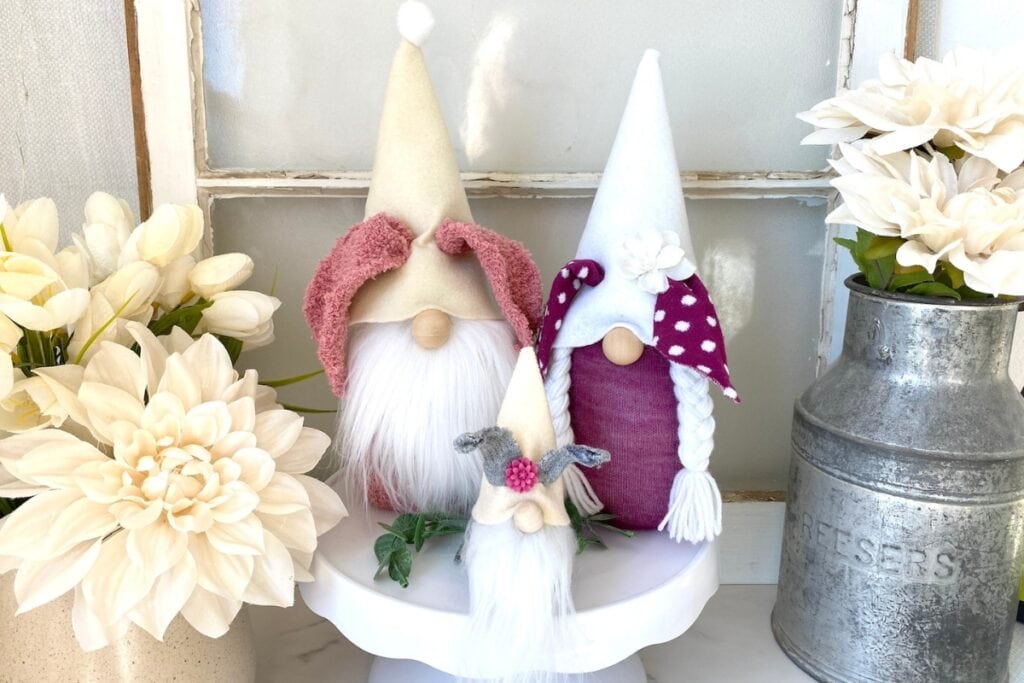 DIY Easter Gnomes made with socks